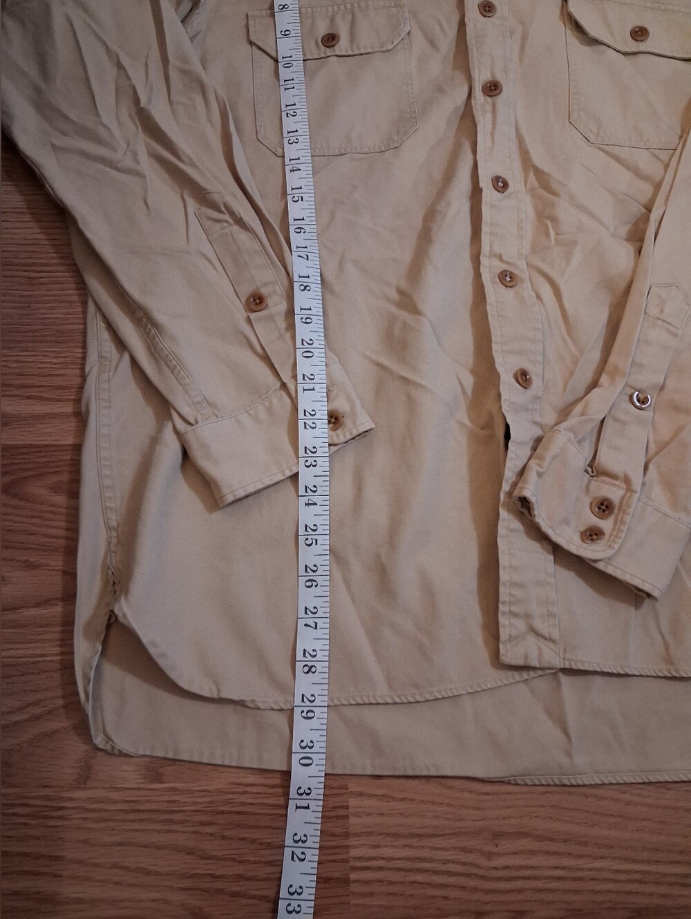 POLO RALPH LAUREN Military Inspired Utility Button Down Shirt.  Mens. Size XL. - Picture 9 of 9